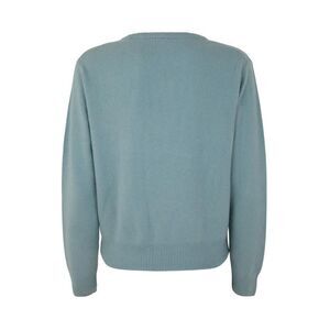 CT PLAGE Women's Crew Neck Knit Sweater Women BLUE Sweaters & Knitwear